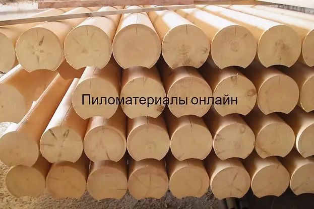 Бревно оцилиндрованное 240 мм (24 см)